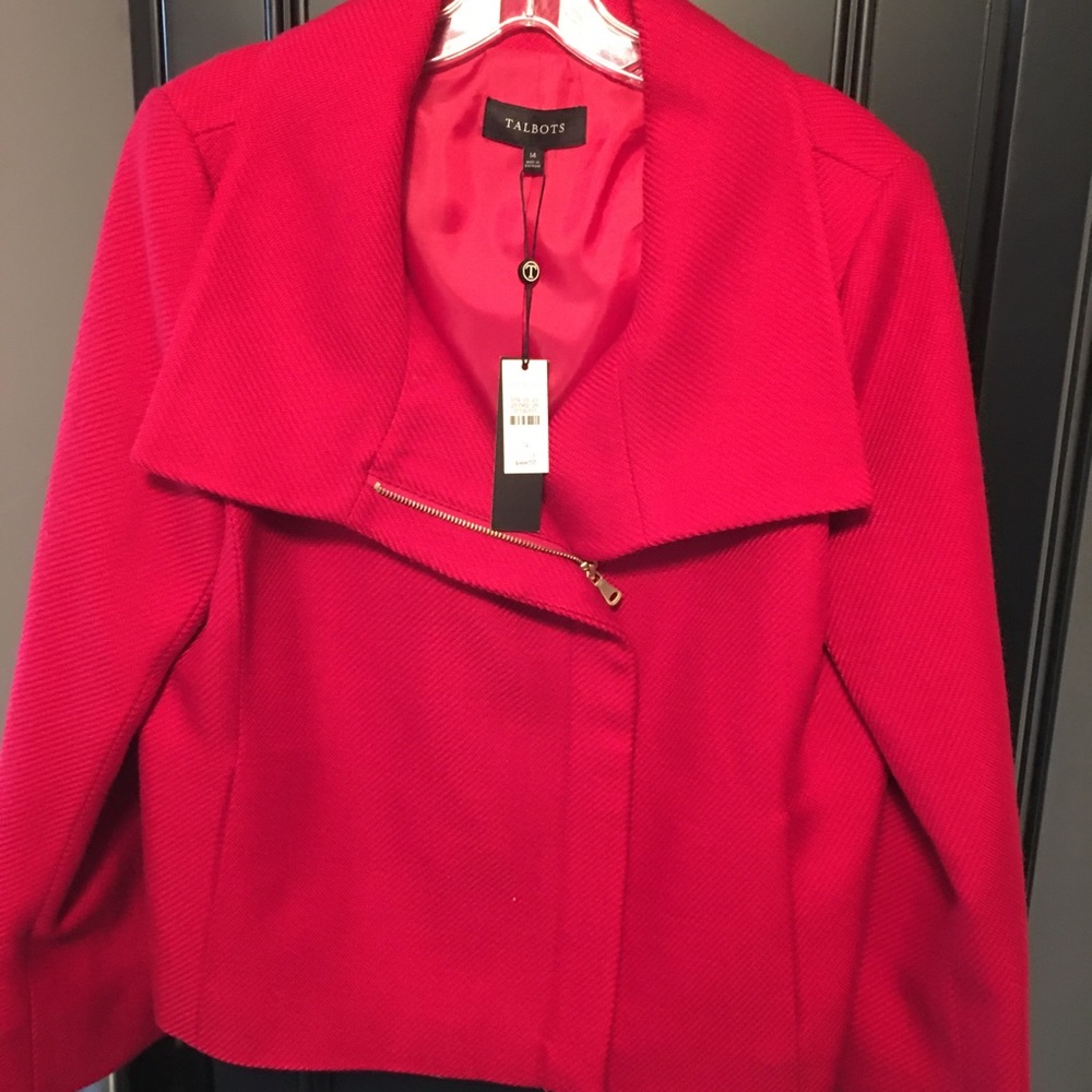 Talbots size 14 red women’s jacket